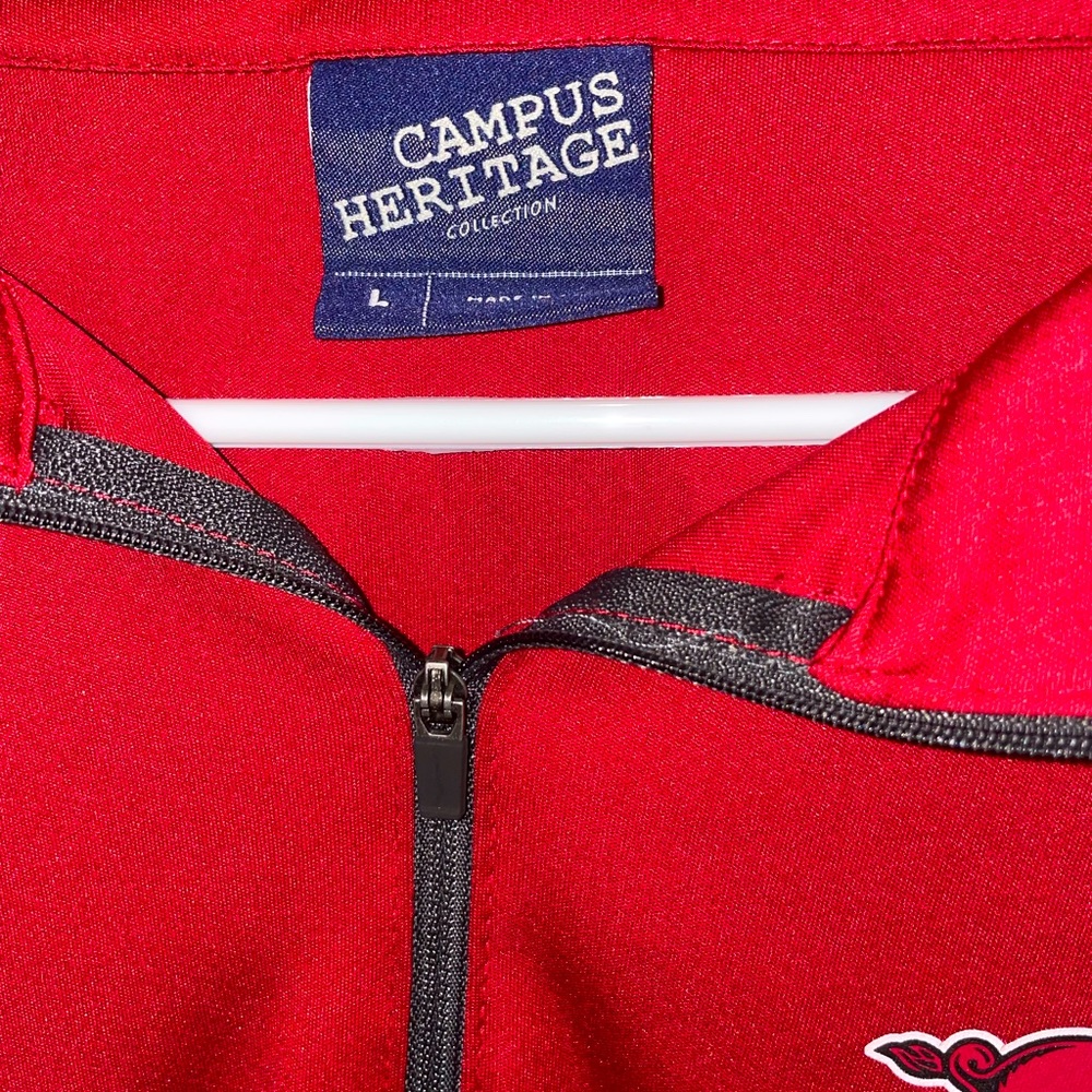 Arkansas Razorback Half Zip - Picture 2 of 3